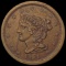 1851 Braided Hair Half Cent CLOSELY UNCIRCULATED