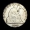 1877 Seated Liberty Quarter NICELY CIRCULATED