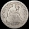 1854-O Arrows Seated Liberty Quarter NICELY CIRCULATED