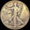 1938-D Walking Liberty Half Dollar LIGHTLY CIRCULATED