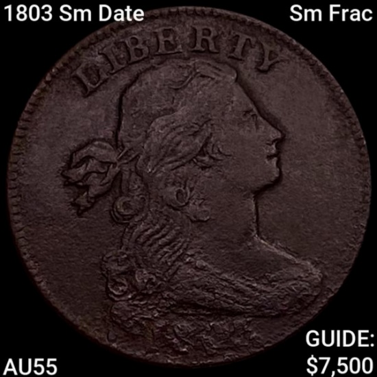 1803 Sm Date Sm Frac Draped Bust Large Cent HIGH GRADE