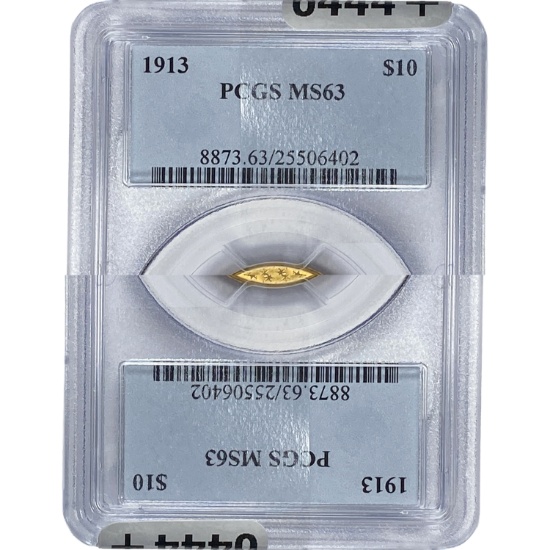 1913 $10 Gold Eagle PCGS MS63