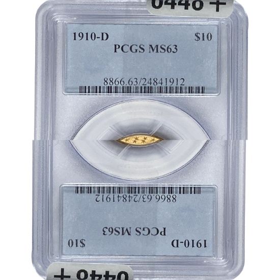1910-D $10 Gold Eagle PCGS MS63