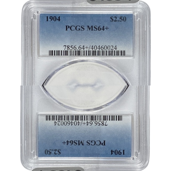 1904 $2.50 Gold Quarter Eagle PCGS MS64+