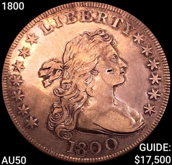1800 Draped Bust Dollar CLOSELY UNCIRCULATED