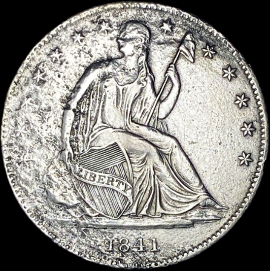 1841-O Silver Seated Liberty Half Dollar HIGH GRADE