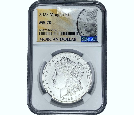 2023 Morgan Silver Dollar NGC MS70