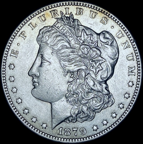 1879-S Silver Morgan Dollar CLOSELY UNCIRCULATED