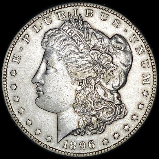 1896-S Silver Morgan Dollar NEARLY UNCIRCULATED