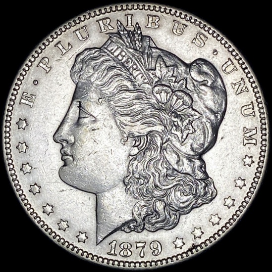 1879-S Silver Morgan Dollar NEARLY UNCIRCULATED