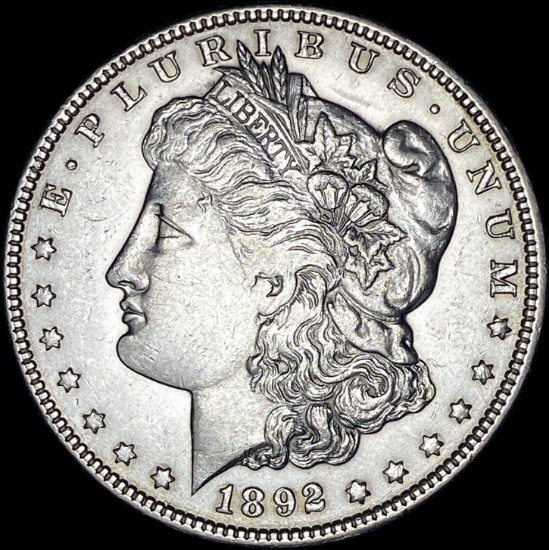 1892-S Silver Morgan Dollar CLOSELY UNCIRCULATED