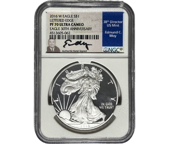 2016-W $1 Silver Eagle NGC PF70 UC