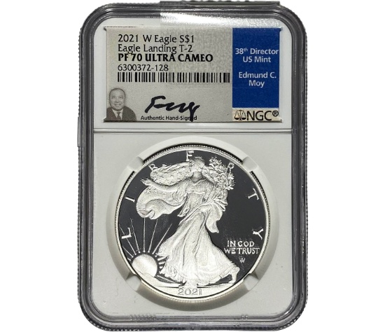 2021-W $1 Silver Eagle NGC PF70 UC