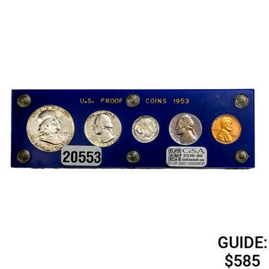 1953 U.S. 1C-50C Proof Set