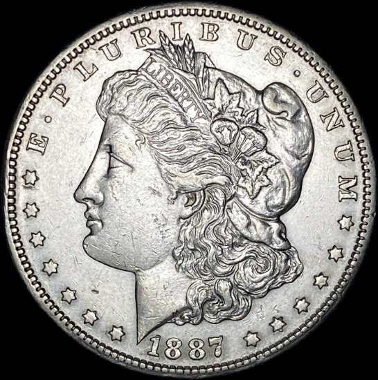 1887-S Silver Morgan Dollar CLOSELY UNCIRCULATED