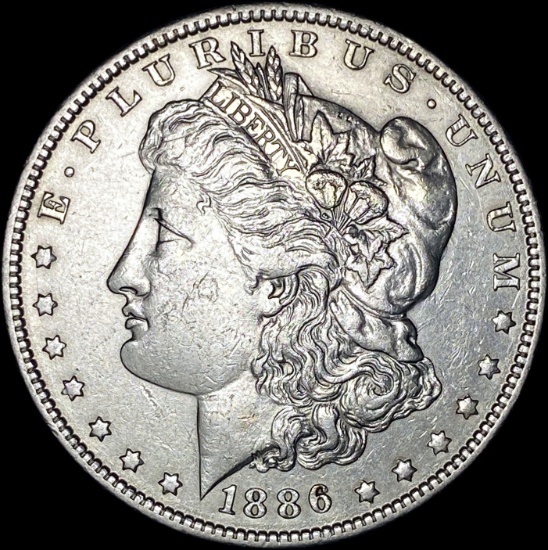 1886 Morgan Silver Dollar CLOSELY UNCIRCULATED