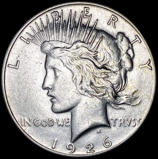 1926-S Silver Peace Dollar NEARLY UNCIRCULATED