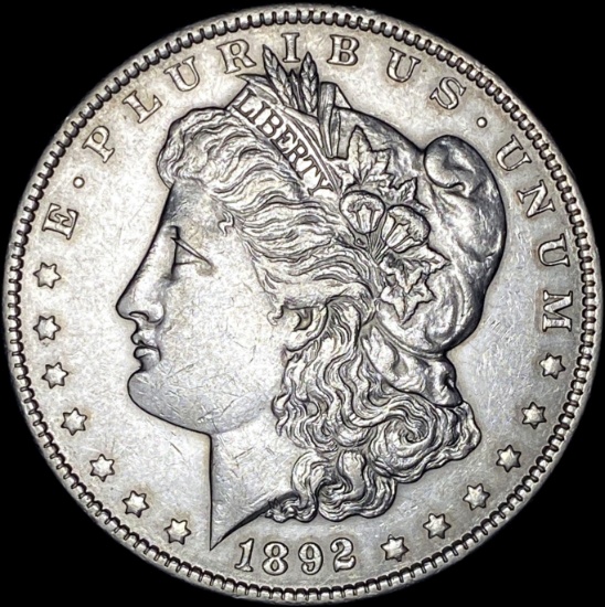 1892-S Silver Morgan Dollar CLOSELY UNCIRCULATED