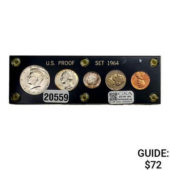 1964 U.S. 1C-50C Proof Set