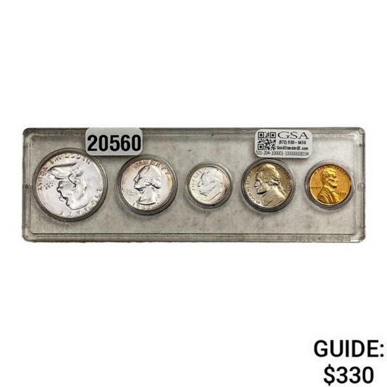 1955 U.S. 1C-50C Proof Set
