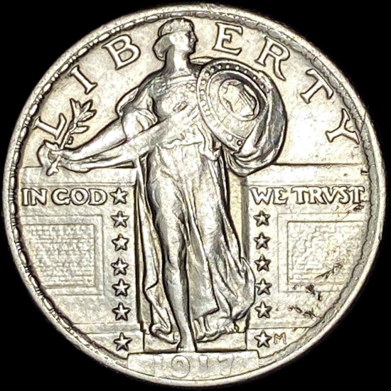 1917 Type 1 Standing Liberty Quarter UNCIRCULATED
