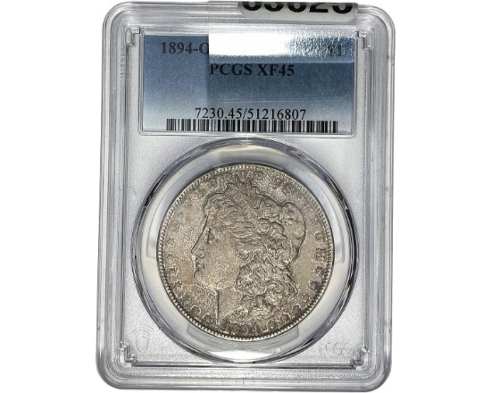 1894-O Morgan Silver Dollar PCGS XF45