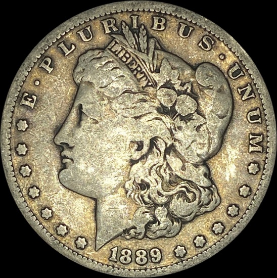 1889-O Silver Morgan Dollar ABOUT UNCIRCULATED