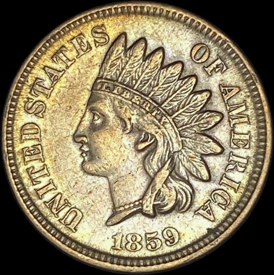 1859 Copper-Nickel Indian Head Cent UNCIRCULATED
