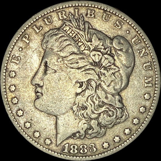 1883 Silver Morgan Dollar NEARLY UNCIRCULATED