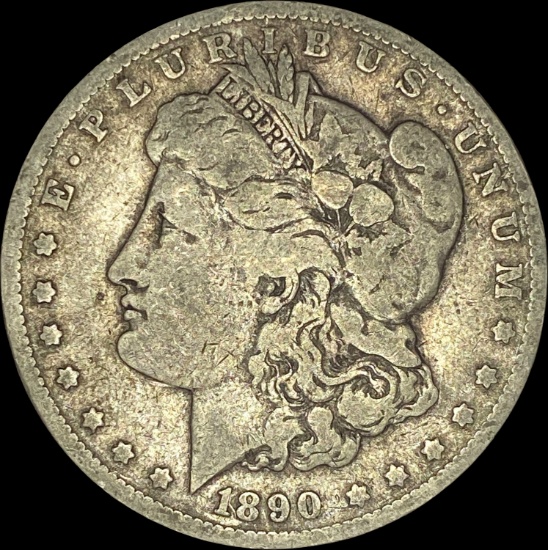 1890 Morgan Silver Dollar NEARLY UNCIRCULATED