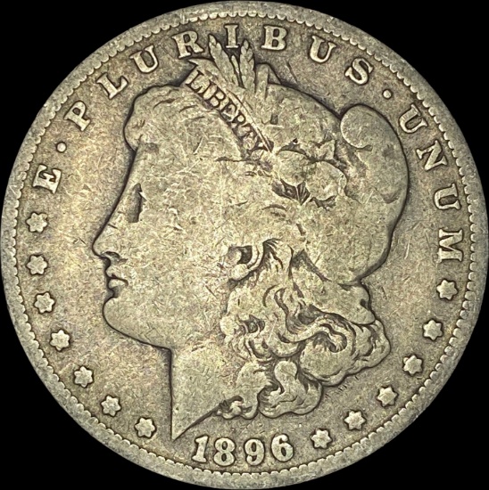 1896-O Silver Morgan Dollar LIGHTLY CIRCULATED