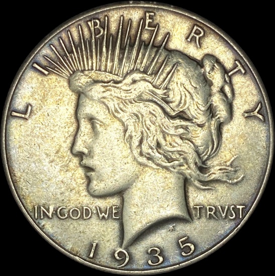 1935 Silver Peace Dollar LIGHTLY CIRCULATED