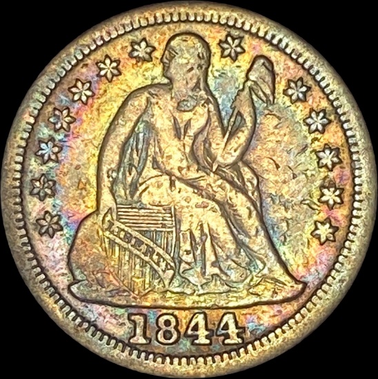 1844 Seated Liberty Dime CLOSELY UNCIRCULATED