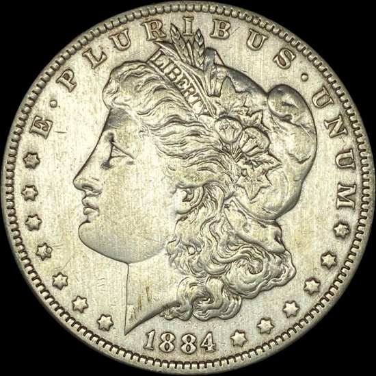1884 Morgan Silver Dollar CLOSELY UNCIRCULATED