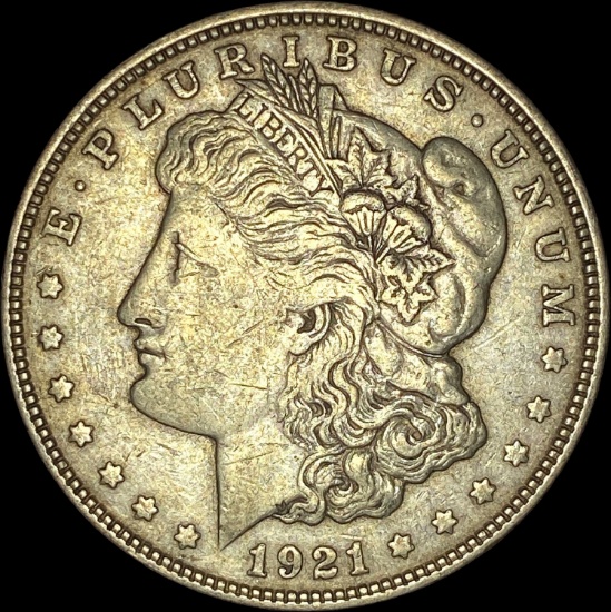 1921 Silver Morgan Dollar CLOSELY UNCIRCULATED