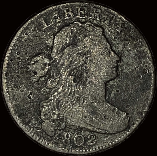 1802 Draped Bust Large Cent NICELY CIRCULATED