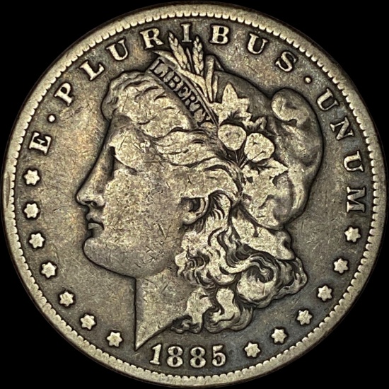 1885 Silver Morgan Dollar LIGHTLY CIRCULATED