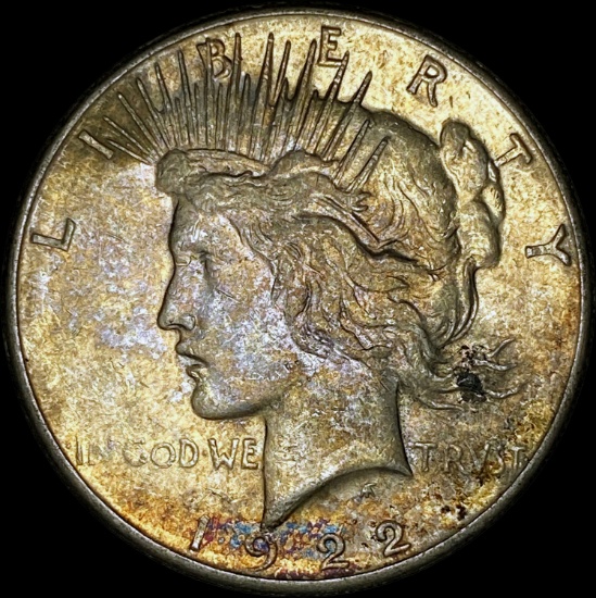 1922-S Silver Peace Dollar CLOSELY UNCIRCULATED