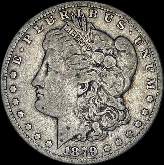 1879 Silver Morgan Dollar NEARLY UNCIRCULATED