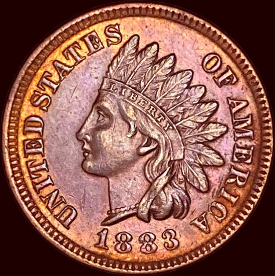 1883 Indian Head Cent CHOICE AU