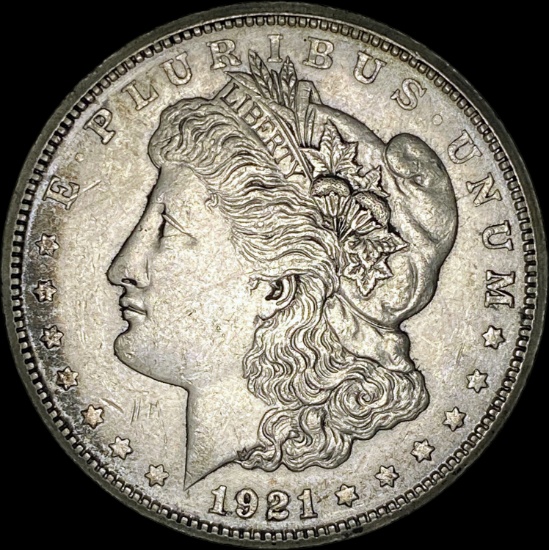 1921-S Silver Morgan Dollar CLOSELY UNCIRCULATED