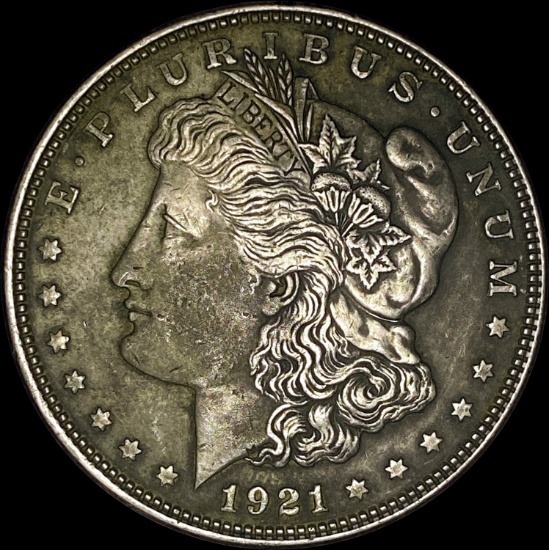 1921 Silver Morgan Dollar CLOSELY UNCIRCULATED