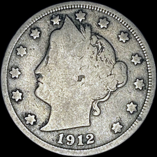 1912 Liberty Head Nickel NICELY CIRCULATED