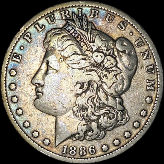 1886-O Silver Morgan Dollar NEARLY UNCIRCULATED
