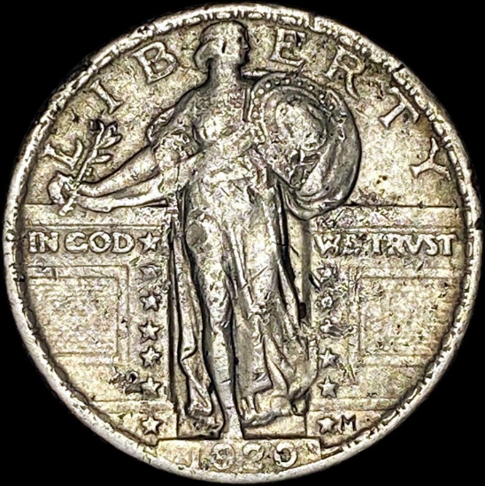 1929 Standing Liberty Quarter LIGHTLY CIRCULATED