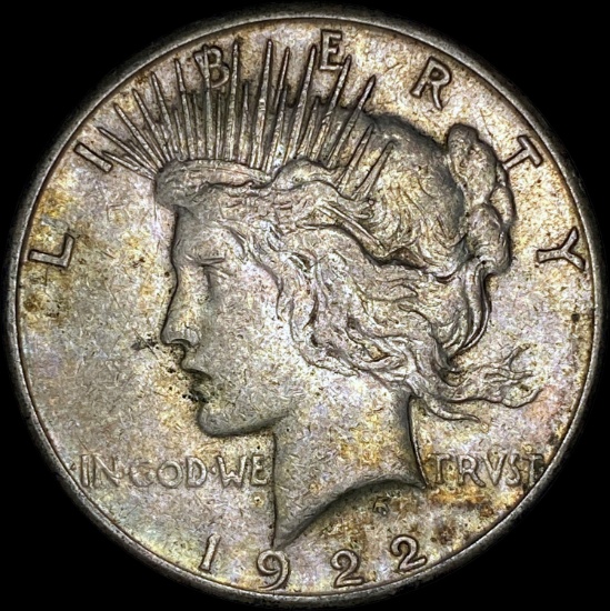1922-S Silver Peace Dollar LIGHTLY CIRCULATED