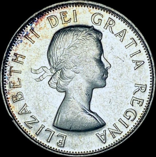1953 Canada Silver 50 Cents GEM BU