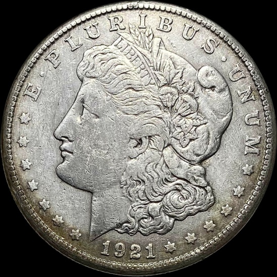 1921 Silver Morgan Dollar NEARLY UNCIRCULATED