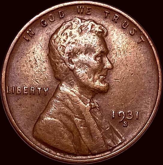 1931-S Lincoln Wheat Cent CLOSELY UNCIRCULATED