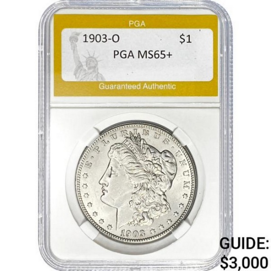 1903-O Morgan Dollar PGA MS65+ SILVER
